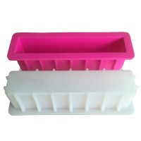 12 Inch Large Rectangular Soap Mold Silicone Baking Mold Toast Bread Mold