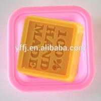 100% hand made silicone single hole 3D soap mold sapone making mold