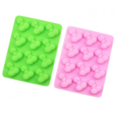 12 Cavity Dick Soap Mold Ice Cube Tray Chocolate Silicone Cake Mold DIY Handmade Funny Pudding Mold DIY Baking Tools