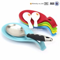 Heat Resistant Kitchen Utensil Holder Silicone Spoon Rest Holder