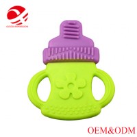 DIY cute custom silicone pendant teether for babies