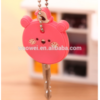 Wholesale Cartoon shaped Rubber material key cover silicone holder key