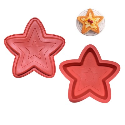 Single Hole Silicone Star Cake Mold Baking Mold